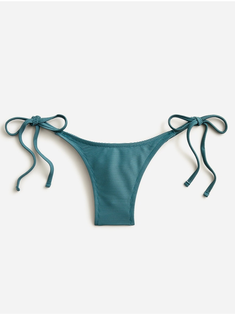 J.Crew Tie-Side Ribbed Bikini Bottom